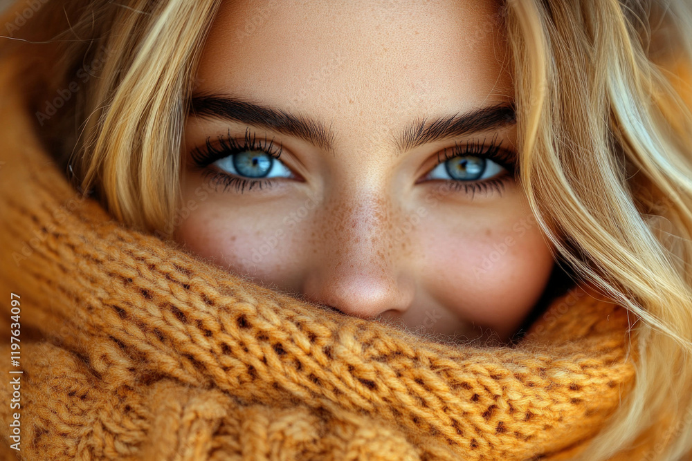 Smiling Woman In Winter Smiling Woman In Winter