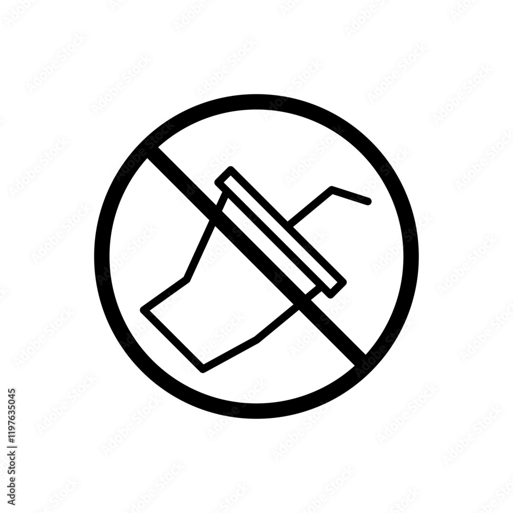 Dont throw away plastic sign in yellow color Dont throw away plastic sign in yellow color