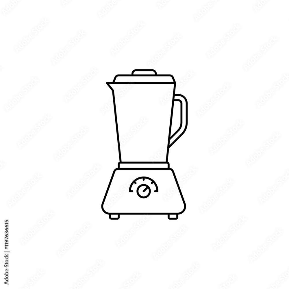 Juicer icon in liner stroke style Juicer icon in liner stroke style