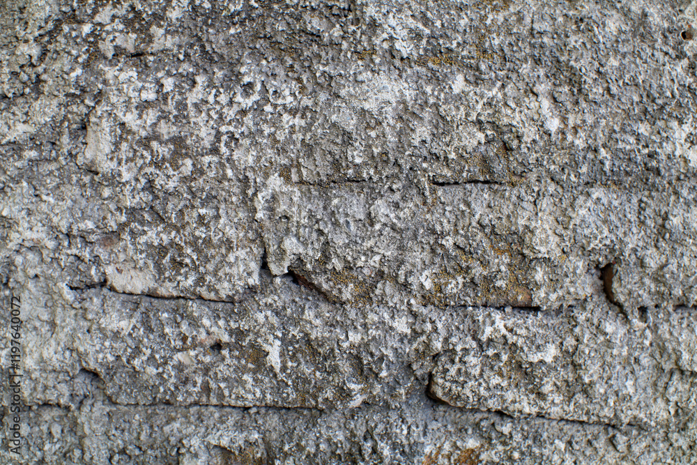Obraz premium Rough Gray Stone Wall Texture