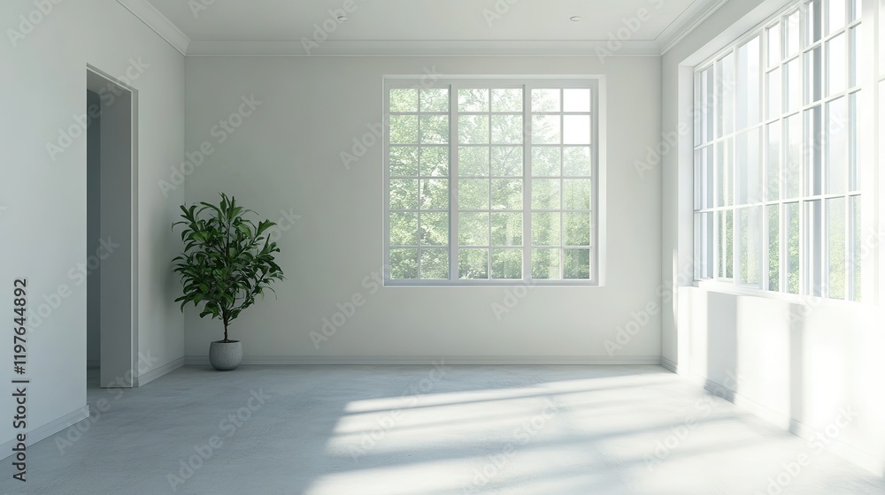 Fototapeta premium Living Room without People