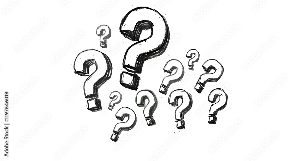 Question Mark: A symbol of Questions and Curiosity, Unlocking Knowledge and Solutions, brainstorming, reflective thinking. Question Mark: A symbol of Questions and Curiosity, Unlocking Knowledge and Solutions, brainstorming, reflective thinking.
