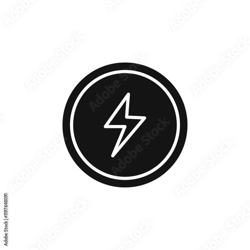 Magsafe icon Simple thin line flat symbol