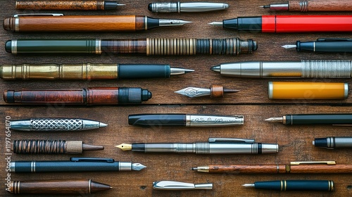 Wallpaper Mural Writing Instruments Background Torontodigital.ca