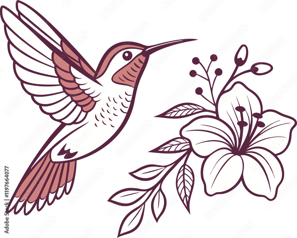 Obraz premium illustration of a bird