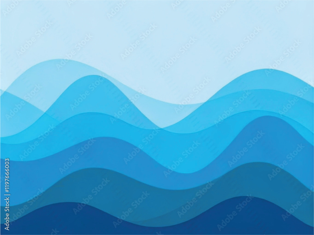 Fototapeta premium Abstract Transparent Wave Presentation Background 