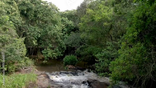 Paisagem aérea serra da Cantareira
