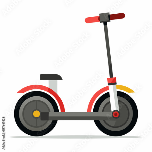 segway on a white background