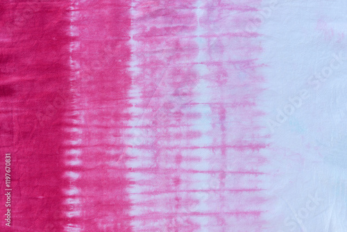 Obraz na plátne pink tie dye pattern hand dyed on cotton fabric abstract background