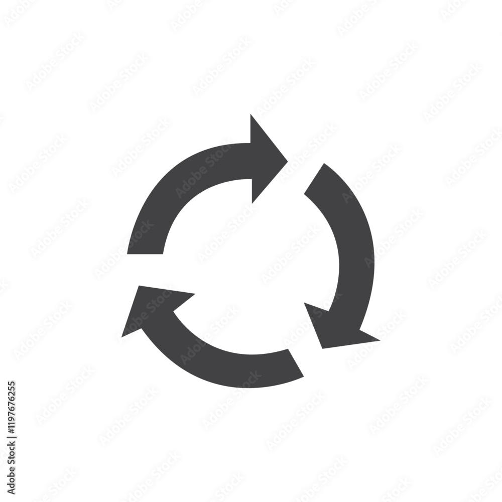 Reuse icon Symbol mark in filled style Reuse icon Symbol mark in filled style