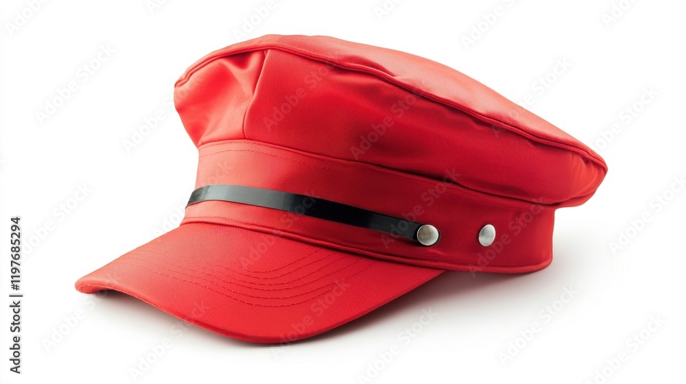 custom made wallpaper toronto digitalRed Fashion Cap with Black Accent Design