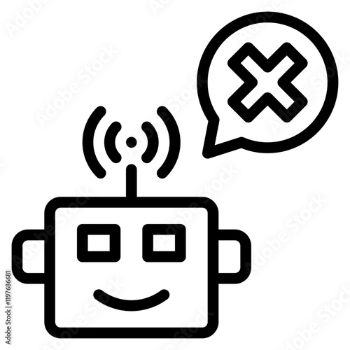 robot error icon