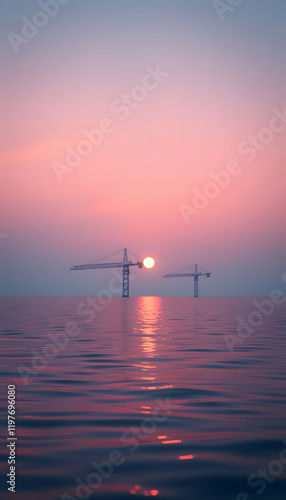 Whispers of Twilight: Enchanted Landscapes and Celestial Reflections