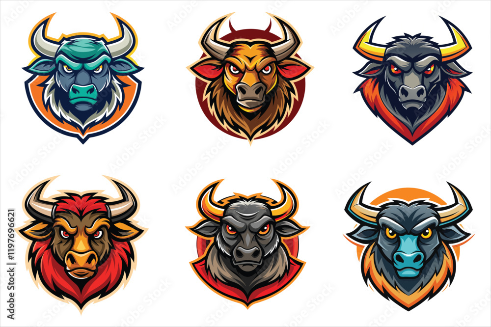 Obraz premium create a box mascot logo vector art