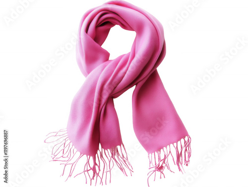 Soft Pink Pashmina Shawl Elegant Draped Winter Accessory Warm Fashionable Wrap