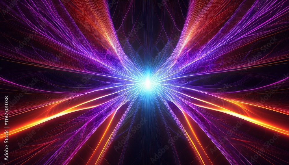 background with glowing circles and shapes suitable for cover or scene