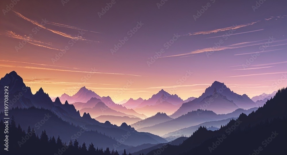 Fototapeta premium mountains 