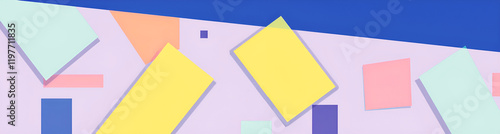 illustrazione sfondo con elementi astratti e motivi geometrici a tema surreale