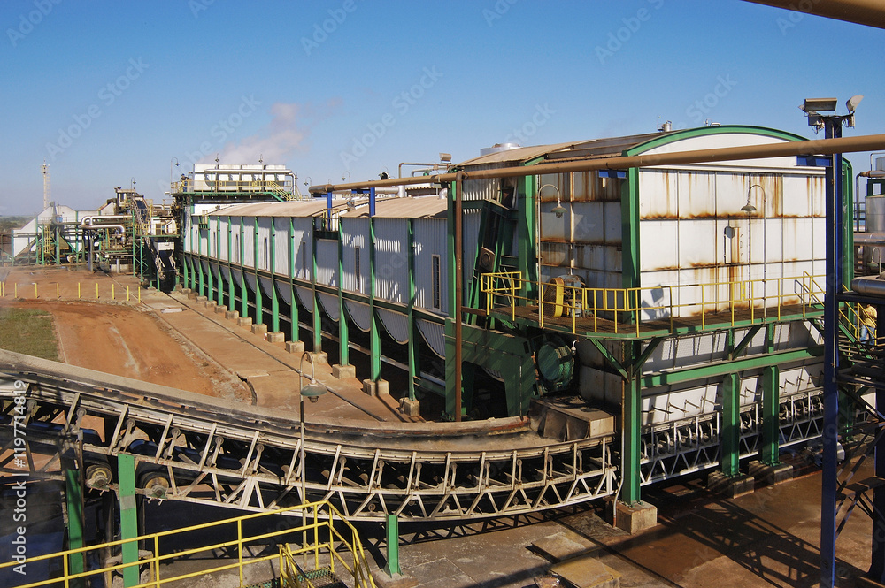 Obraz premium Usina de açúcar Difusor