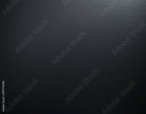 Textured Black Grainy Powder-Coated Metal Surface - Rough Dark Background