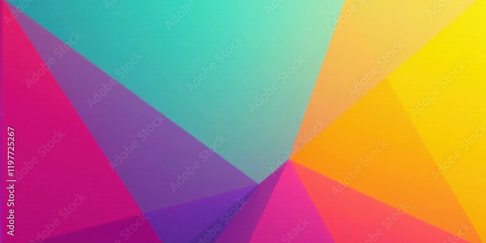 Vibrant Hues Abstract Geometric Background with Multicolored Triangles and Gradient Color Transitions Vibrant Hues Abstract Geometric Background with Multicolored Triangles and Gradient Color Transitions