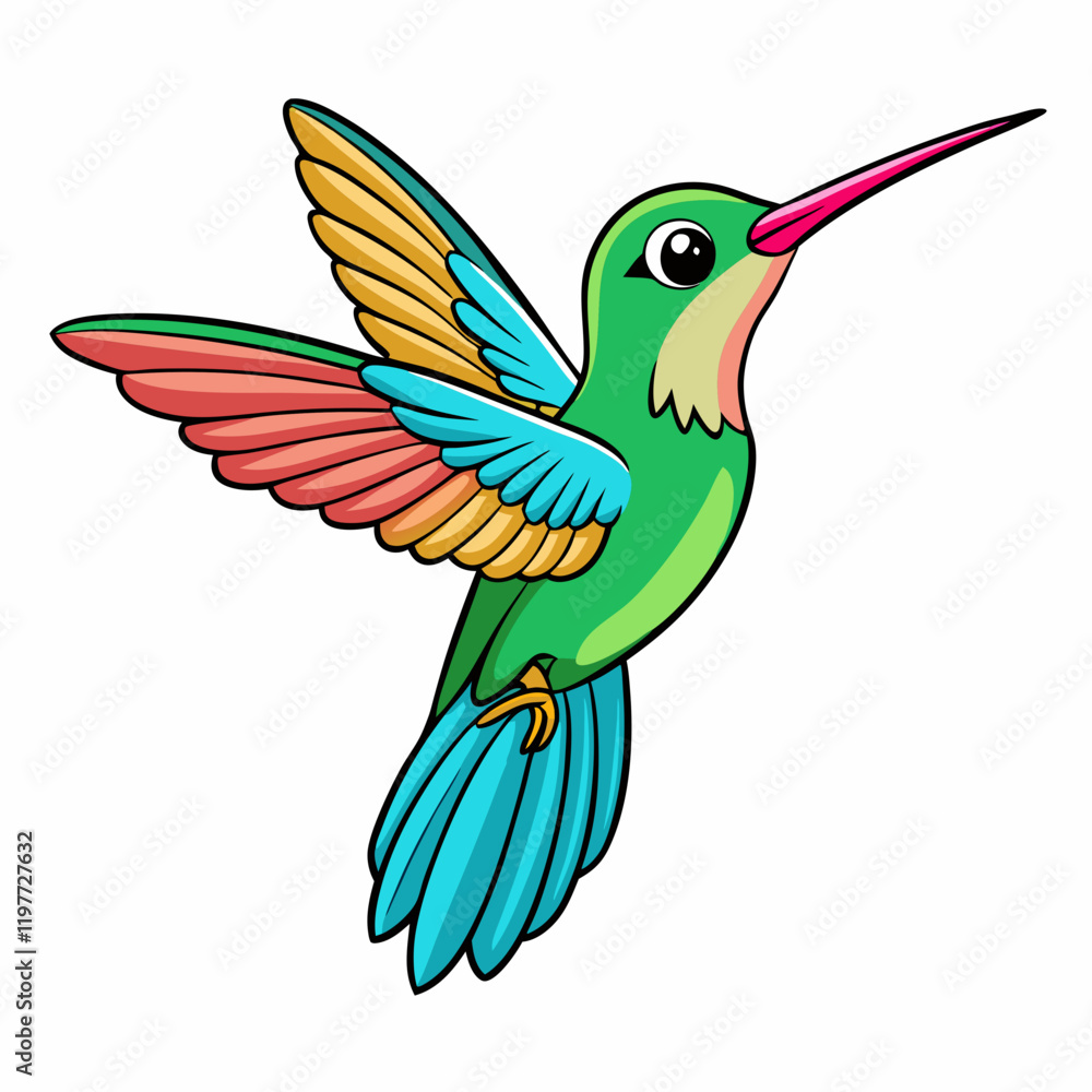 Obraz premium hummingbird in flight