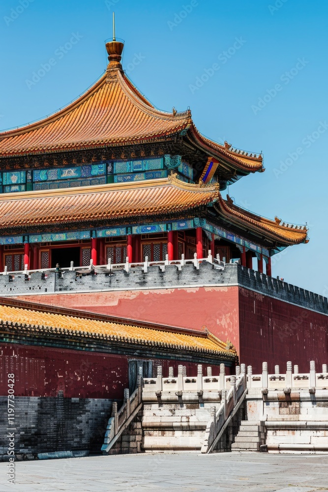 Ancient Chinese landmark, a symbol of unity, strength, and history. Ancient Chinese landmark, a symbol of unity, strength, and history.