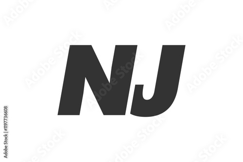 Free Download NJ Techno Editable Font Logo For Corporate Branding. Bold, Futuristic Design With Unique Typographic Ideas. Minimal Custom Type And Dynamic Letter - GFXLoad