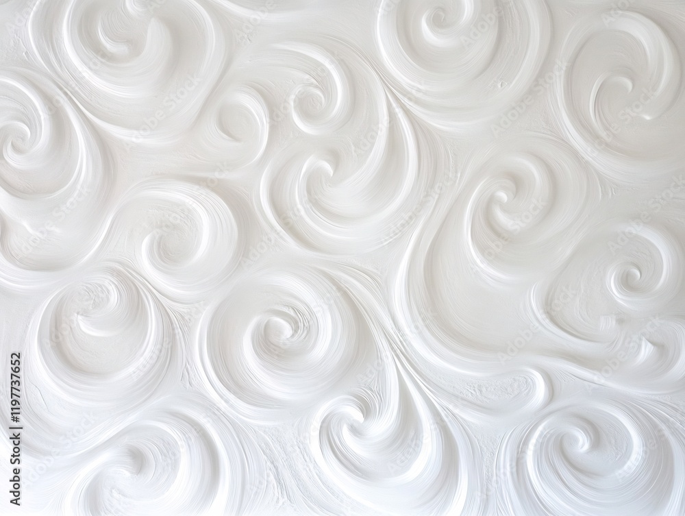 Elegant swirling white textured pattern background. AI Generated Elegant swirling white textured pattern background. AI Generated