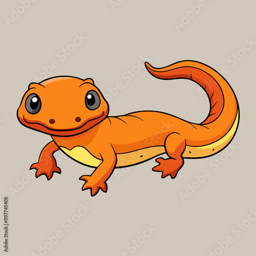 funny cartoon newt