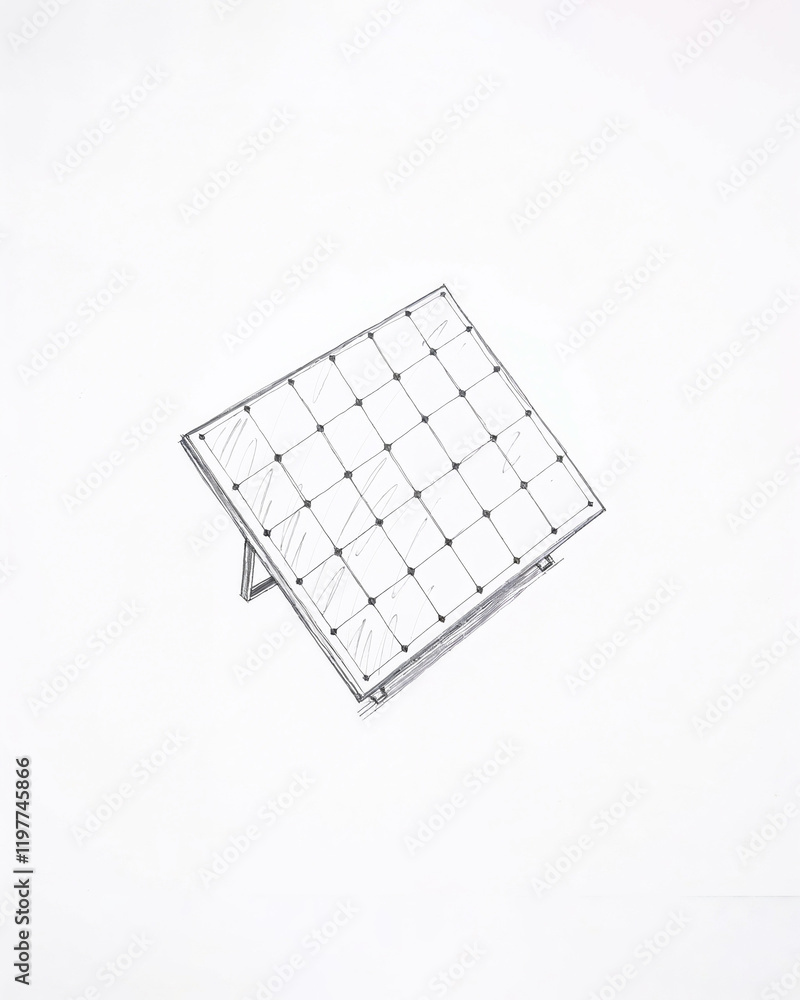 Photovoltaic - High Fidelity Solar Panels Sketch Photovoltaic - High Fidelity Solar Panels Sketch