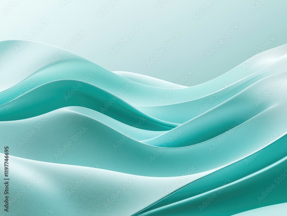 Obraz premium Abstract Ocean Waves