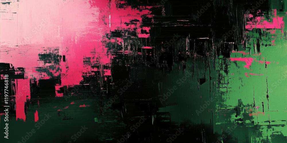 Obraz premium Abstract Colorful Paint Splatter Art