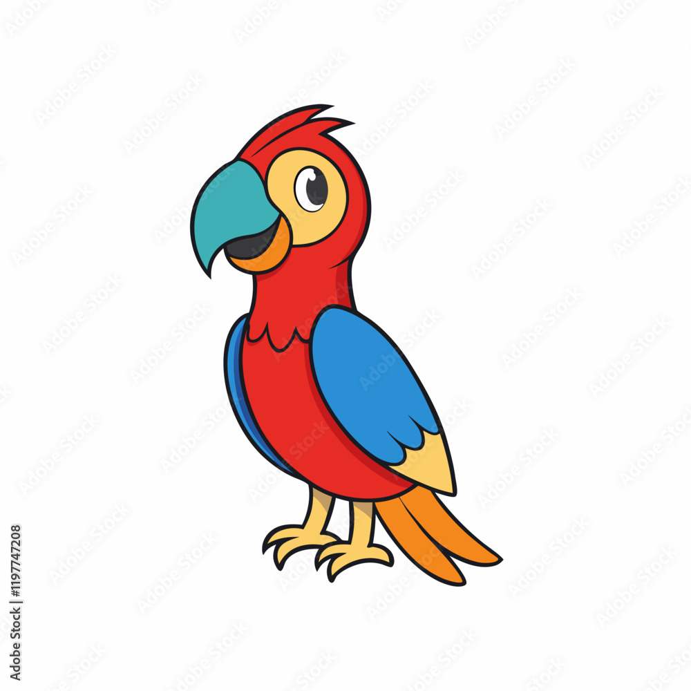 parrot on a branch parrot on a branch