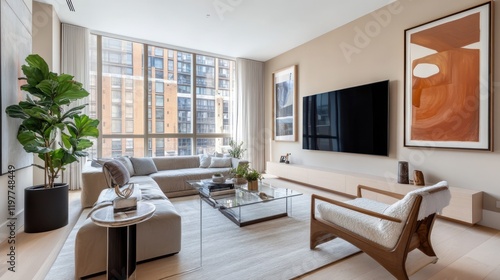 Wallpaper Mural Modern Luxury Apartment Living Room Interior Design Torontodigital.ca