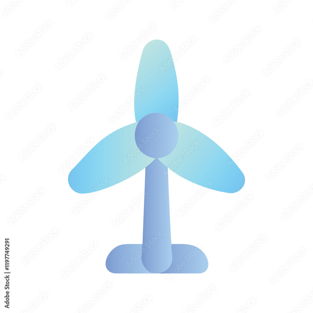 Wind Turbine Gradient Glassmorphic Icon, renewable energy, sustainability, or technology concepts. Wind Turbine Gradient Glassmorphic Icon, renewable energy, sustainability, or technology concepts.