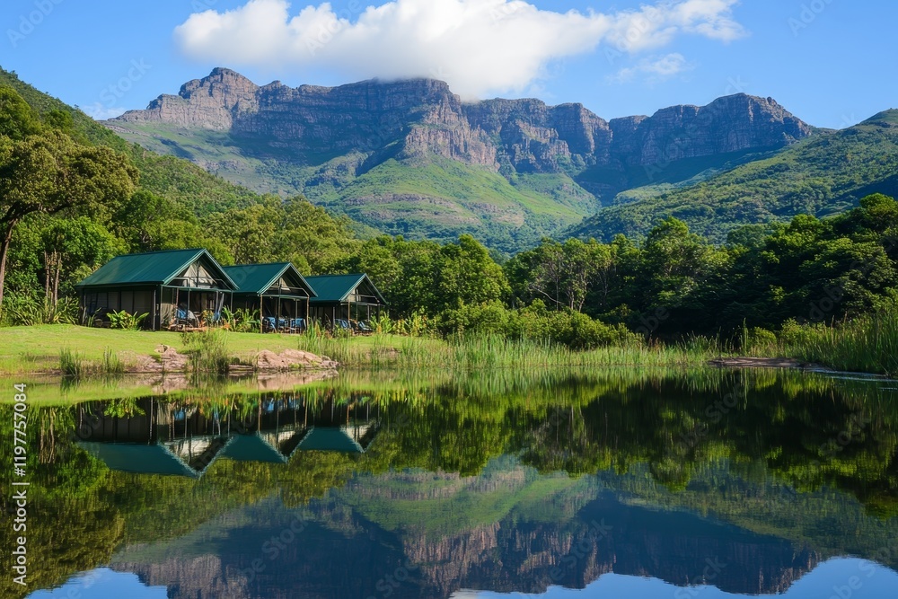 Fototapeta premium Explore the scenic beauty of george, south africa a perfect summer getaway destination
