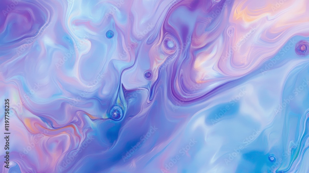 Fototapeta premium Mesmerizing Abstract Liquid Art Design with Vibrant Color Blends. A Stunning Fluid Acrylic Paint Art