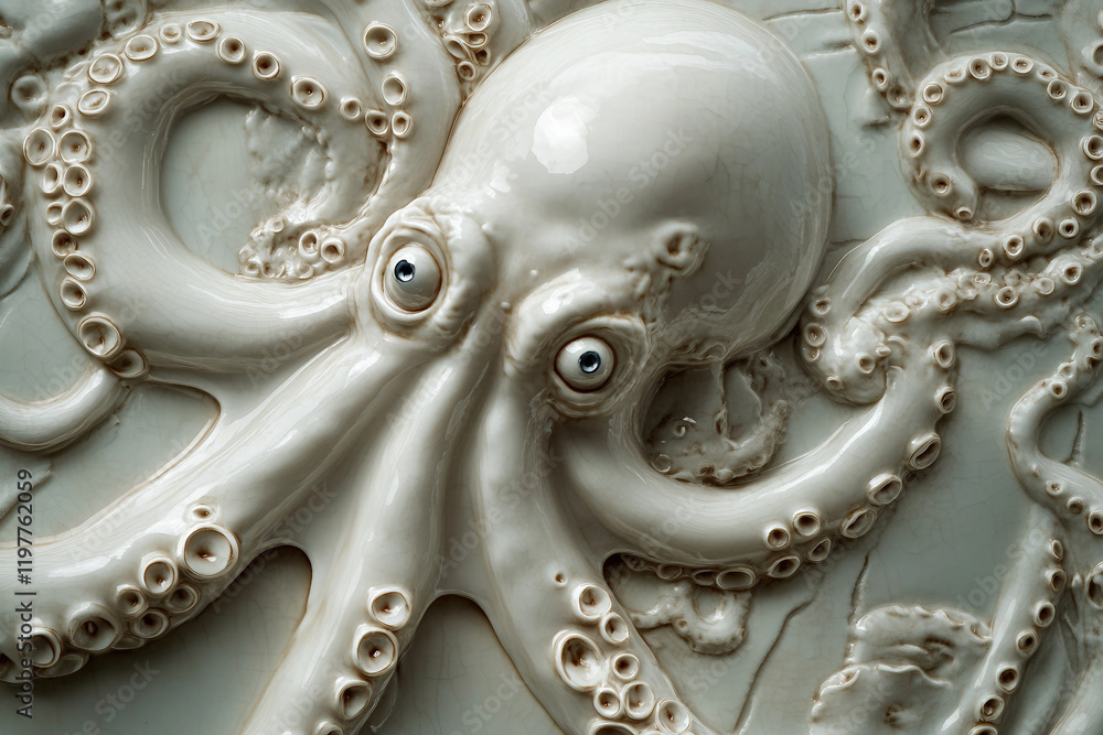 A bas-relief showing an animal, generative AI technology A bas-relief showing an animal, generative AI technology