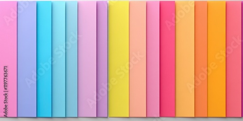 Vibrant Rainbow Papers for Crafts, Decor, or Scrapbooking photo