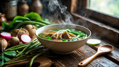 soup with vegetables