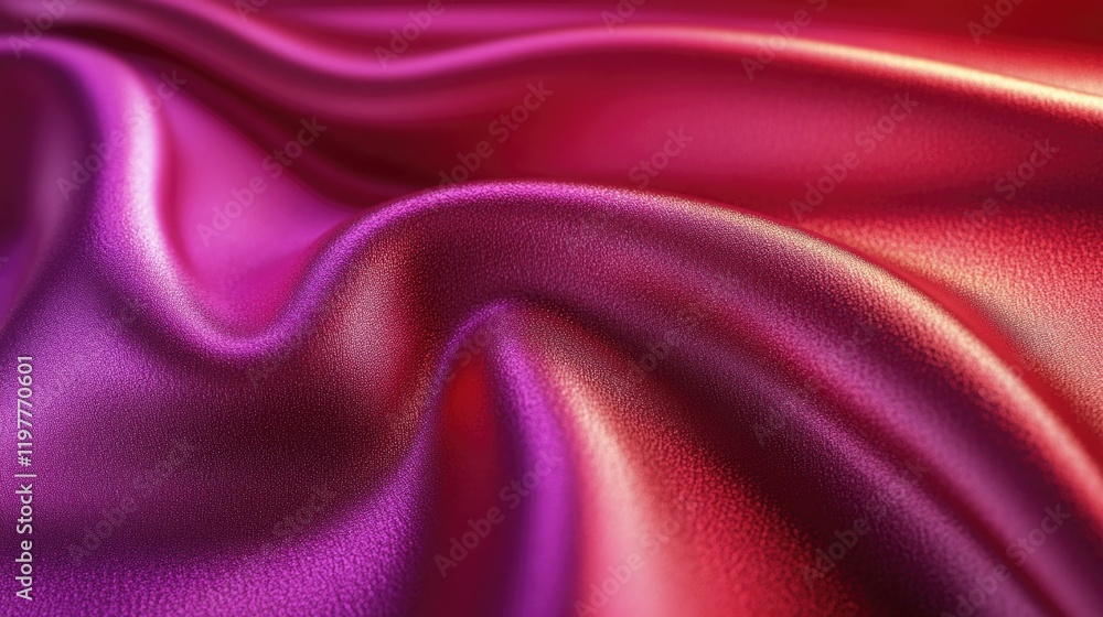 Obraz premium Vivid Fabric Texture with Wavy Pattern
