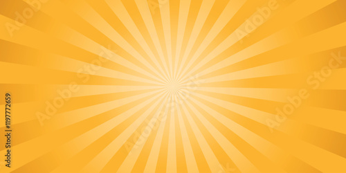 Yellow sun burst light rays background pattern image