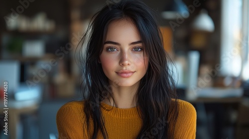Portrait of a beautiful woman.