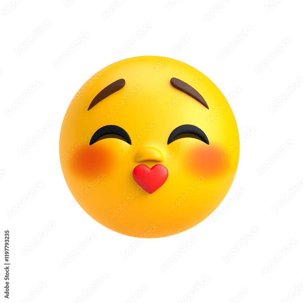 Heart Emoji - 3D Illustration Heart Emoji - 3D Illustration