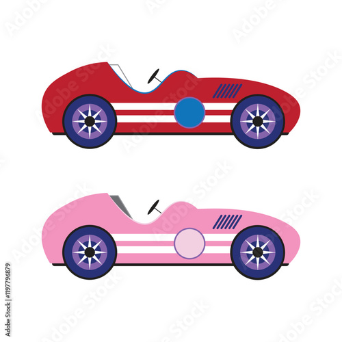 Need Four Speed Pink Race Car Cartoon Red Race Cartoon Kids Cars Racing Speed  Pink Race Car eps