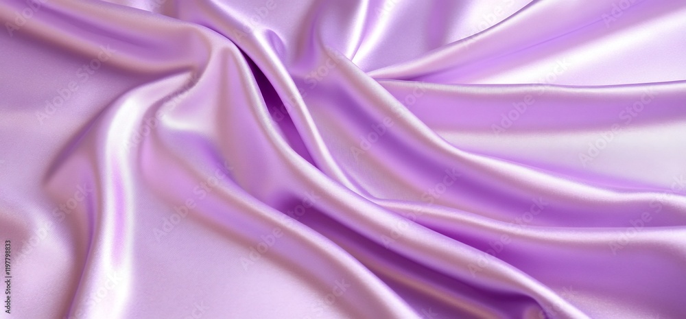 Lavender silk fabric texture, draped folds, soft light, elegant background, design use Lavender silk fabric texture, draped folds, soft light, elegant background, design use