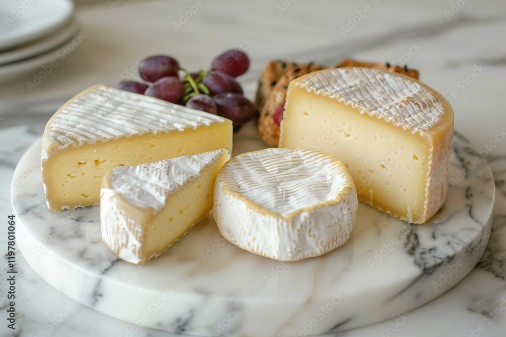 High-Quality Cheese Production Line in a Modern Factory, Generative AI Image High-Quality Cheese Production Line in a Modern Factory, Generative AI Image