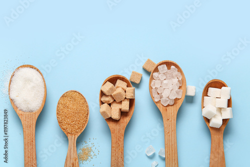 Spoons with different types...