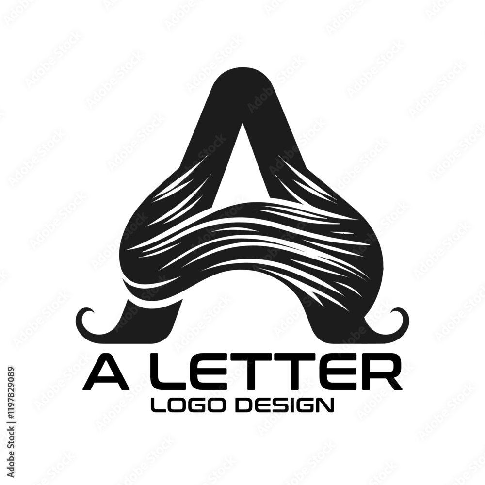 Fototapeta premium A Letter Vector Logo Design